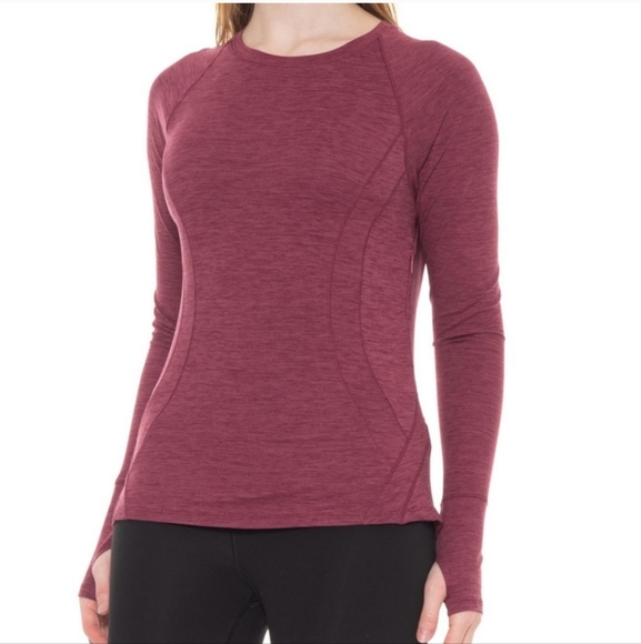 Spyder Ladies' Long Sleeve Brushed Active Top Red S - Picture 1 of 4